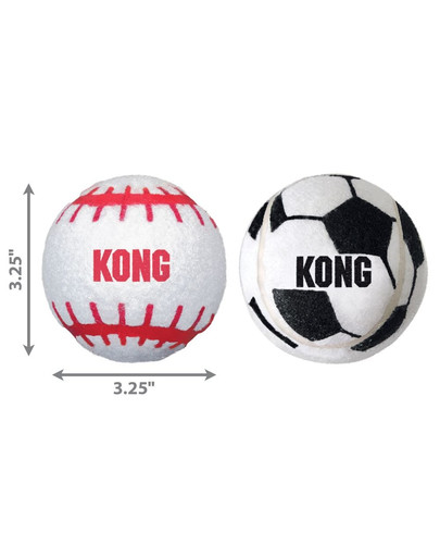 KONG Sport Balls L 2 ks Míčky pro psy gumové