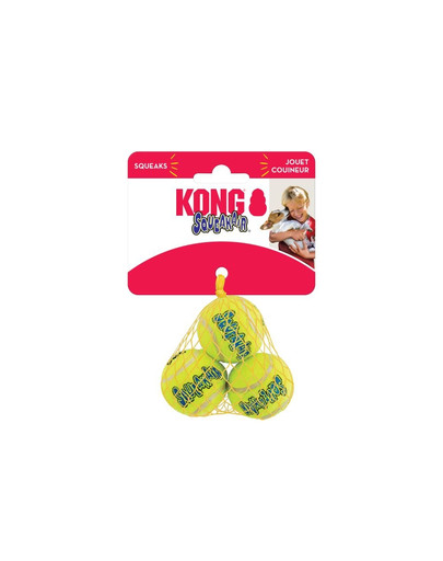 KONG SqueakAir Ball S 3 ks Tenisový míč pro psy