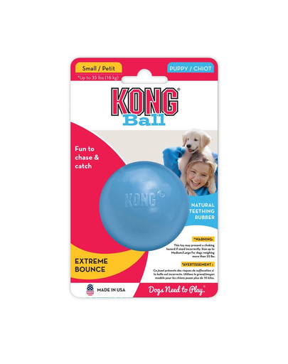 KONG Puppy Ball S koule na pamlsky pro štěňata