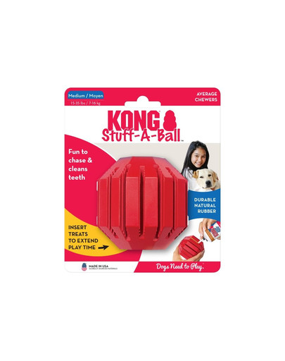 KONG Stuff-A-Ball M 8 cm kousátko na pamlsky pro psy