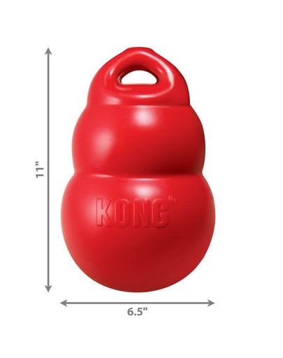KONG Bounzer XL hračka na aportování pro psy červená