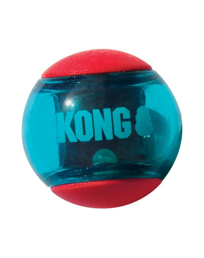 KONG Squeezz Action Ball Red L Míč pro psy