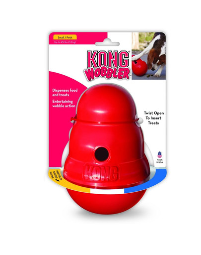KONG Wobbler Snackball S interaktivní hračka pro psy