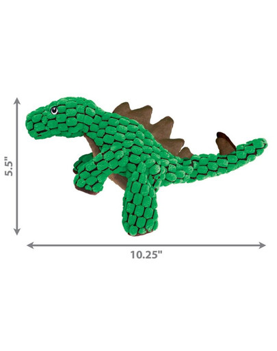 KONG Dynos Stegosaurus Green S plyšák pro psy Dinosaur
