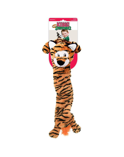 KONG Jumbo Stretchezz Tiger XL plyšák pro psy