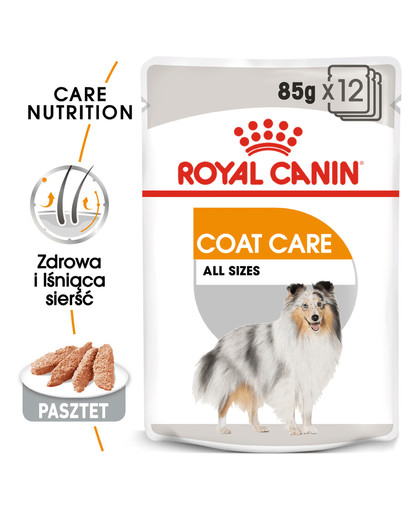 ROYAL CANIN Coat Care -kapsičky pro dospělé psy s matnou srstí 12 x 85 g