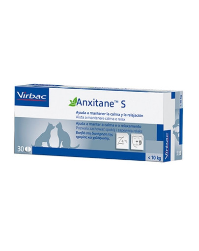 VIRBAC Anxitane S ochucené tablety pro psy a kočky se zklidňujícím účinkem 30