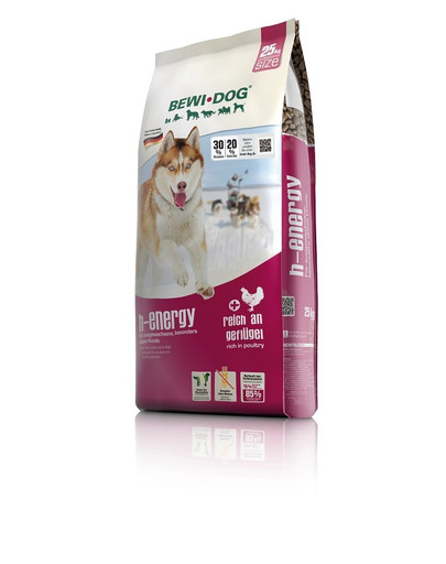 BEWI DOG H- Energy 25 kg krmivo pro aktivní psy