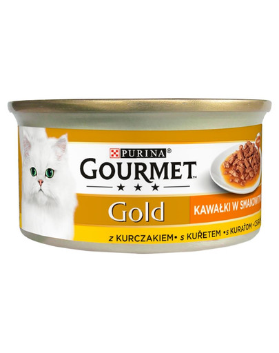 GOURMET Gold Sauce kuřecí kousky v omáčce 24x85g