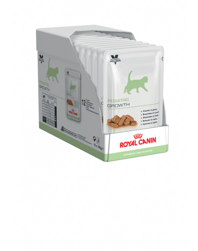 ROYAL CANIN Veterinary Care Cat Pediatric Growth Pouch 12x 100g