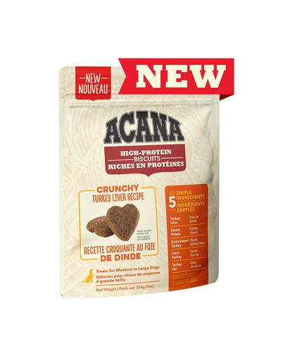 ACANA  High Protein Treats Crunchy Turkey Liver 100 g