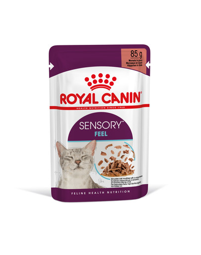 ROYAL CANIN Sensory Feel Gravy 85 g kousky ve šťávě pro dospělé kočky stimulující vnímání