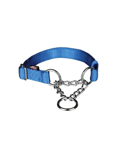 TRIXIE Polostahovací obojek 35 - 50 cm / 20 mm nebesky modrý