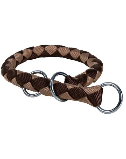 TRIXIE Polostahovací obojek "Cavo" 39 - 45 cm /  12 mm hnědo - béžový