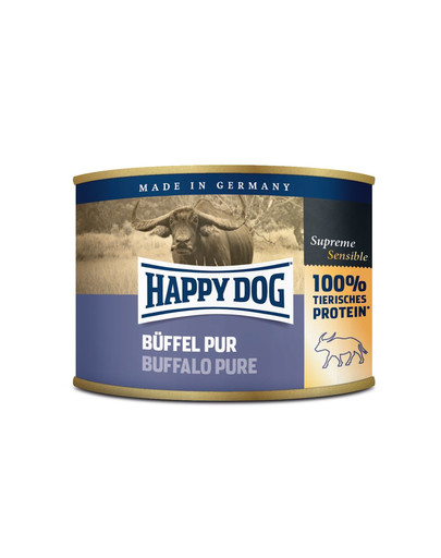 HAPPY DOG Büffel Pur 200 g buvol