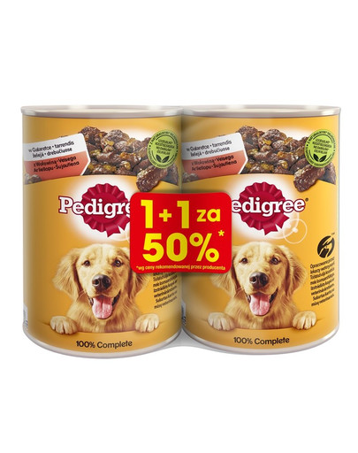 PEDIGREE Hovězí kousky v želé 12 x 400 g