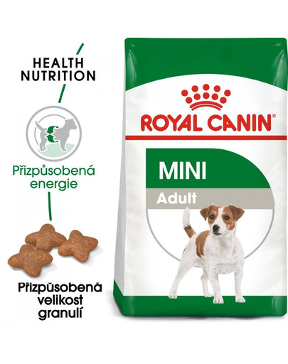 ROYAL CANIN Mini Adult 8 kg + ​Přírodní hovězí tyčinky 3 ks