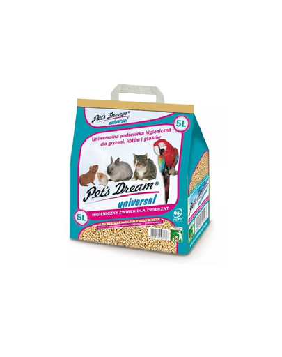 JRS Pet’s Dream Universal 5 l dřevěná podestýlka