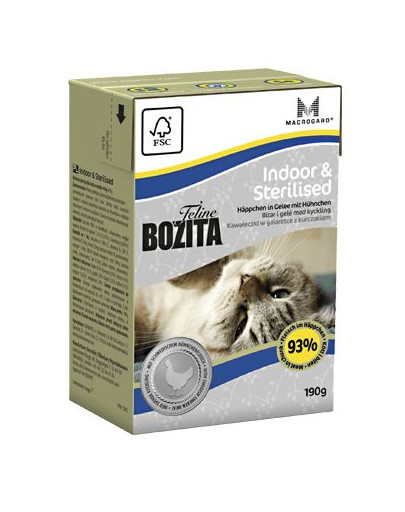 BOZITA Feline Indoor & Sterilised 190 g
