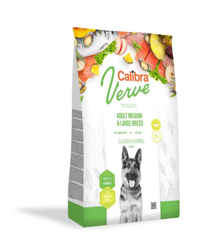 CALIBRA Dog Verve Grain Free Adult M&L Salmon&Herring 12 kg