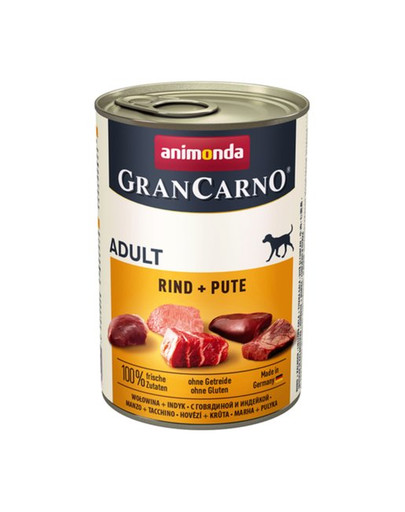 ANIMONDA GranCarno Adult hovězí & krůta 400 g