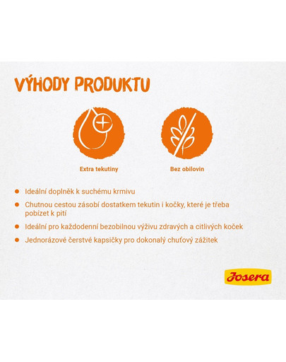 JOSERA Soup Kuře s mrkví a špenátem 16 x 70 g