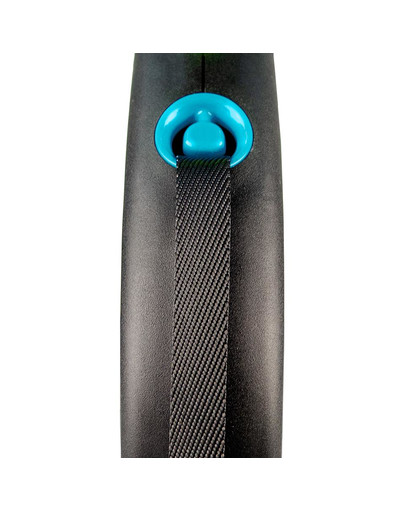 FLEXI Samonavíjecí vodítko Black Design L páska 5 m modré