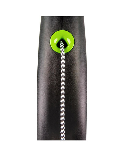 FLEXI Vodítko Black Design S Cord 5 m zelená