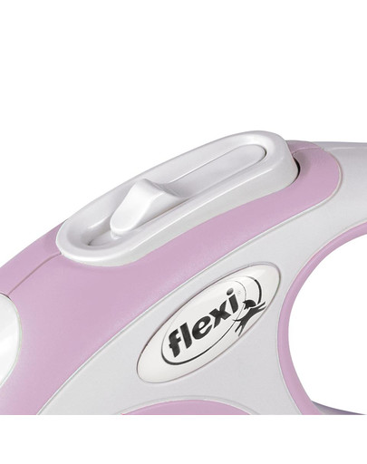 FLEXI Vodítko New Comfort XS Tape 3 m růžové
