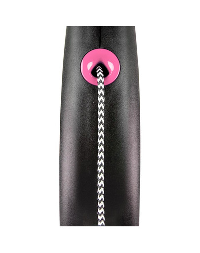 FLEXI Vodítko Black Design XS Cord 3 m růžové