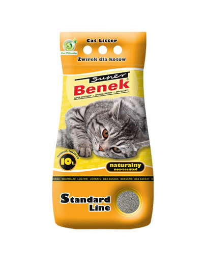 BENEK Super Standard Natural Bentonitové stelivo 10 l x 2 (20 l)