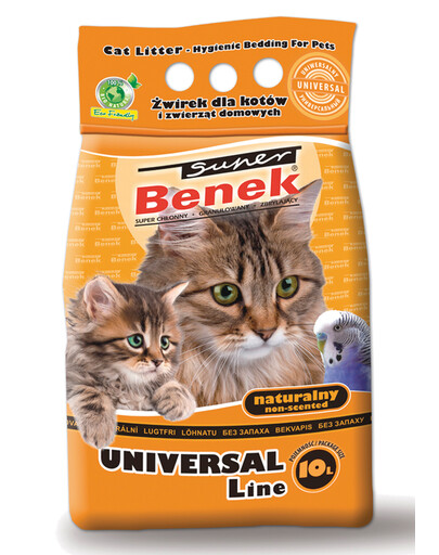 BENEK Super Universal Natural Bentonitové stelivo 10 l x 2 (20 l)