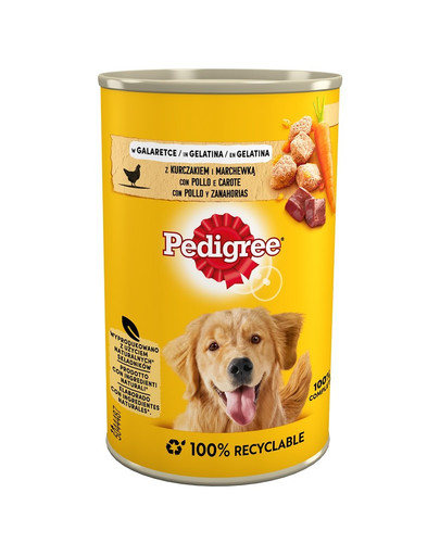 PEDIGREE s kuřecím a karotkou 400g x 24