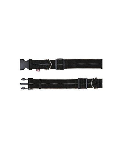 TRIXIE Obojek softline elegance obojek  l – xl 55 – 70 cm / 38 mm černý