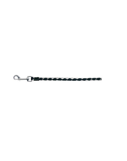 TRIXIE Vodítko cavo s - xl 1 m / o 12 mm černo / stříbrné