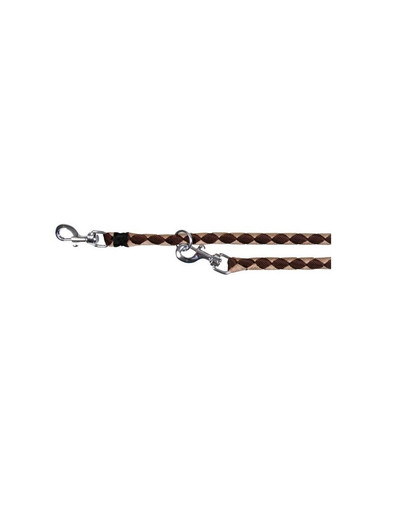 TRIXIE Vodítko cavo   ( L-XL)  2 m /  18 mm hnědo /  béžové