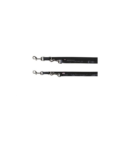 TRIXIE Vodítko nylonové x s 2 m / 10 mm černý