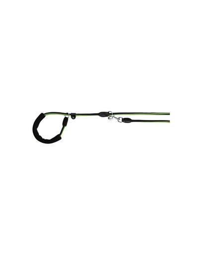 TRIXIE Vodítko "Fusion retriever lead" M - XL 1.9 m/ 13 mm černo - zelené