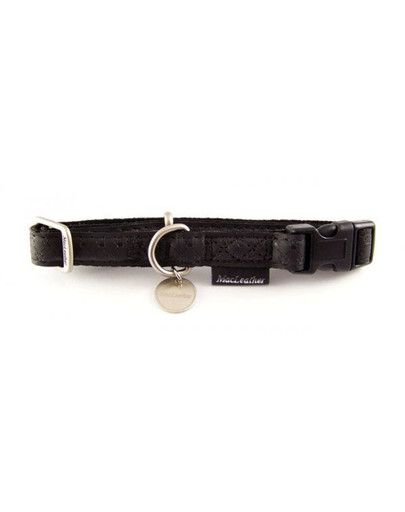 ZOLUX Obojek regulovatelný mac leather 10 mm černý
