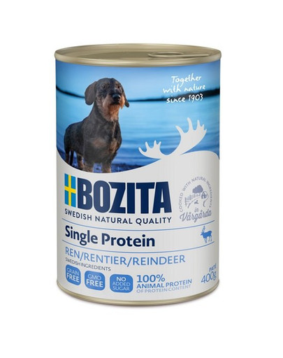 BOZITA Single Protein 400 g konzervy pro psy