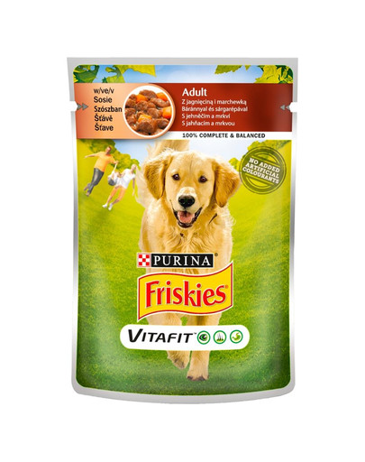 FRISKIES Vitafit Adult konzervy v omáčce pro psy 20 x 100 g