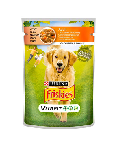 FRISKIES Vitafit Adult konzervy v omáčce pro psy 20 x 100 g