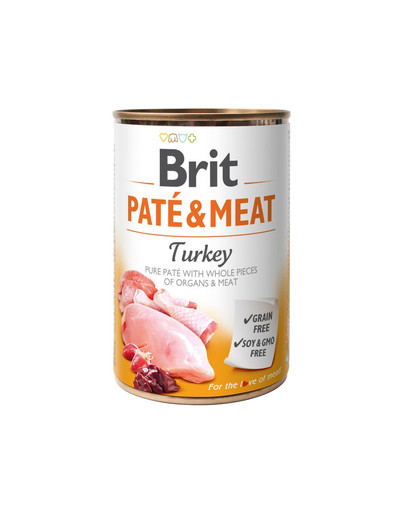 BRIT Pate&Meat 6 x 800 g psí paštiky v konzervě