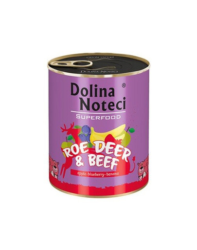 DOLINA NOTECI Premium SuperFood 800 g konzerva bez obilovin pro dospělé psy