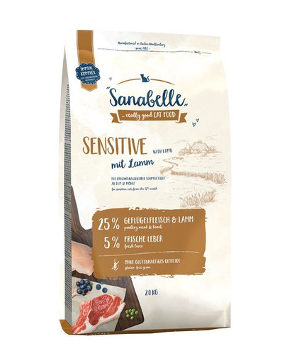 SANABELLE Sensitive Jehněčí 2 kg