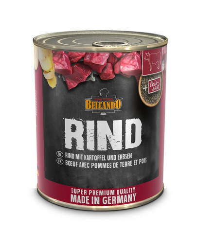 BELCANDO Hovězí s bramborem & hráškem 800 g