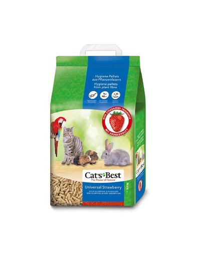 JRS Cats Best Universal s jahodovou vůní 10L  dřevěná podestýlka