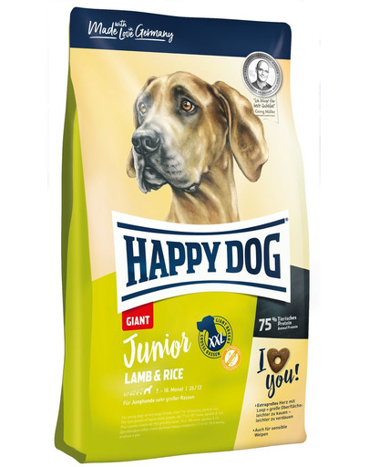HAPPY DOG Dog Junior Giant Lamb & Rice 15 kg