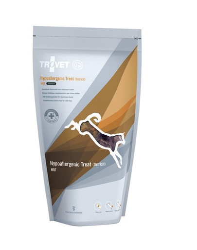 TROVET Hypoallergenic Treat Ostrich HOT stomach 150 g