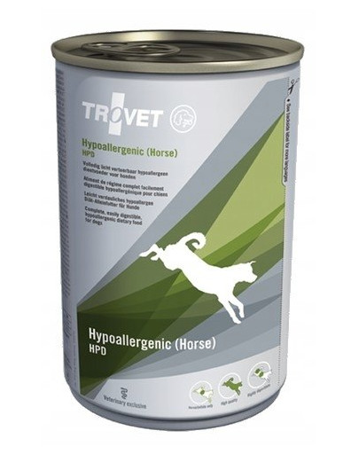 TROVET Dog Hypoallergenic HPD Horse 400 g